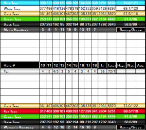 Championship 18 Scorecard - Bing Maloney